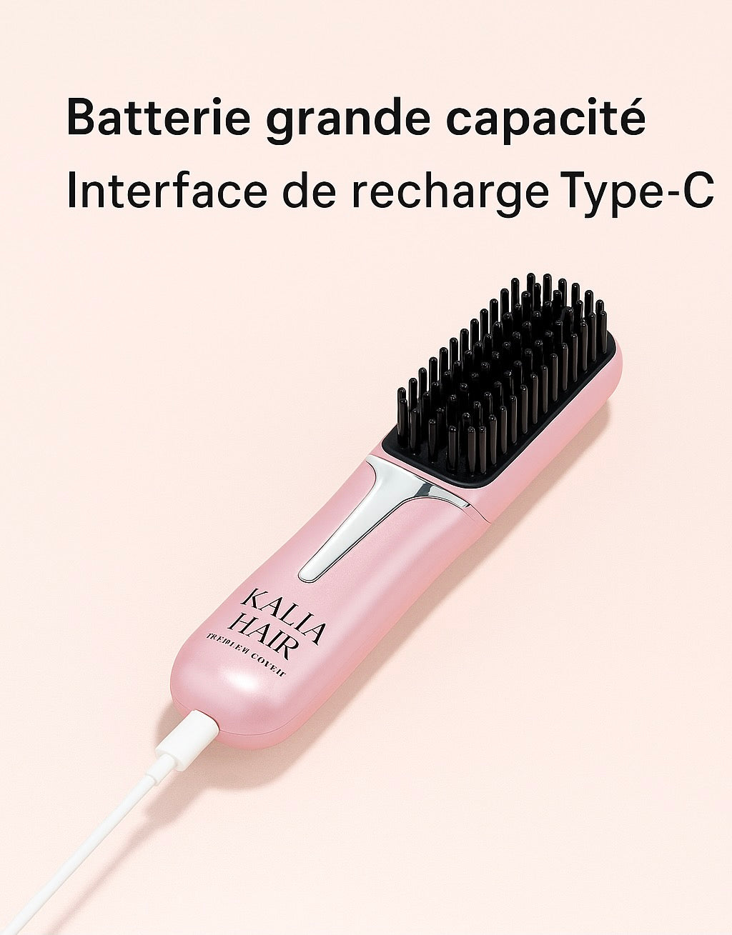 Brosse à lisser sans fil