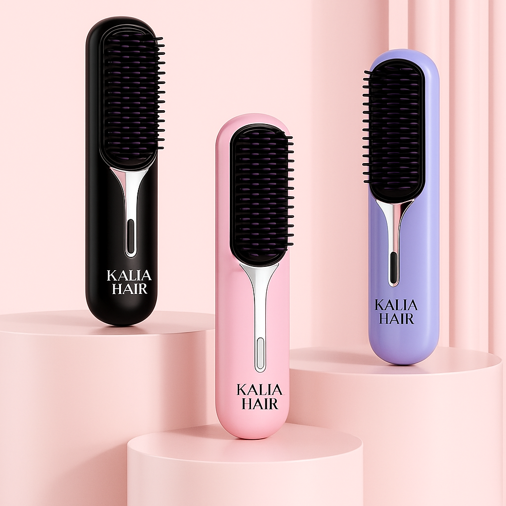 Brosse à lisser sans fil