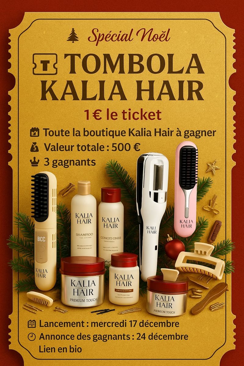 Ticket Tombola Spécial Noël – Kalia Hair