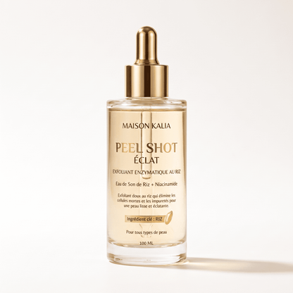 Peel Shot Éclat — Exfoliant Enzymatique au Riz