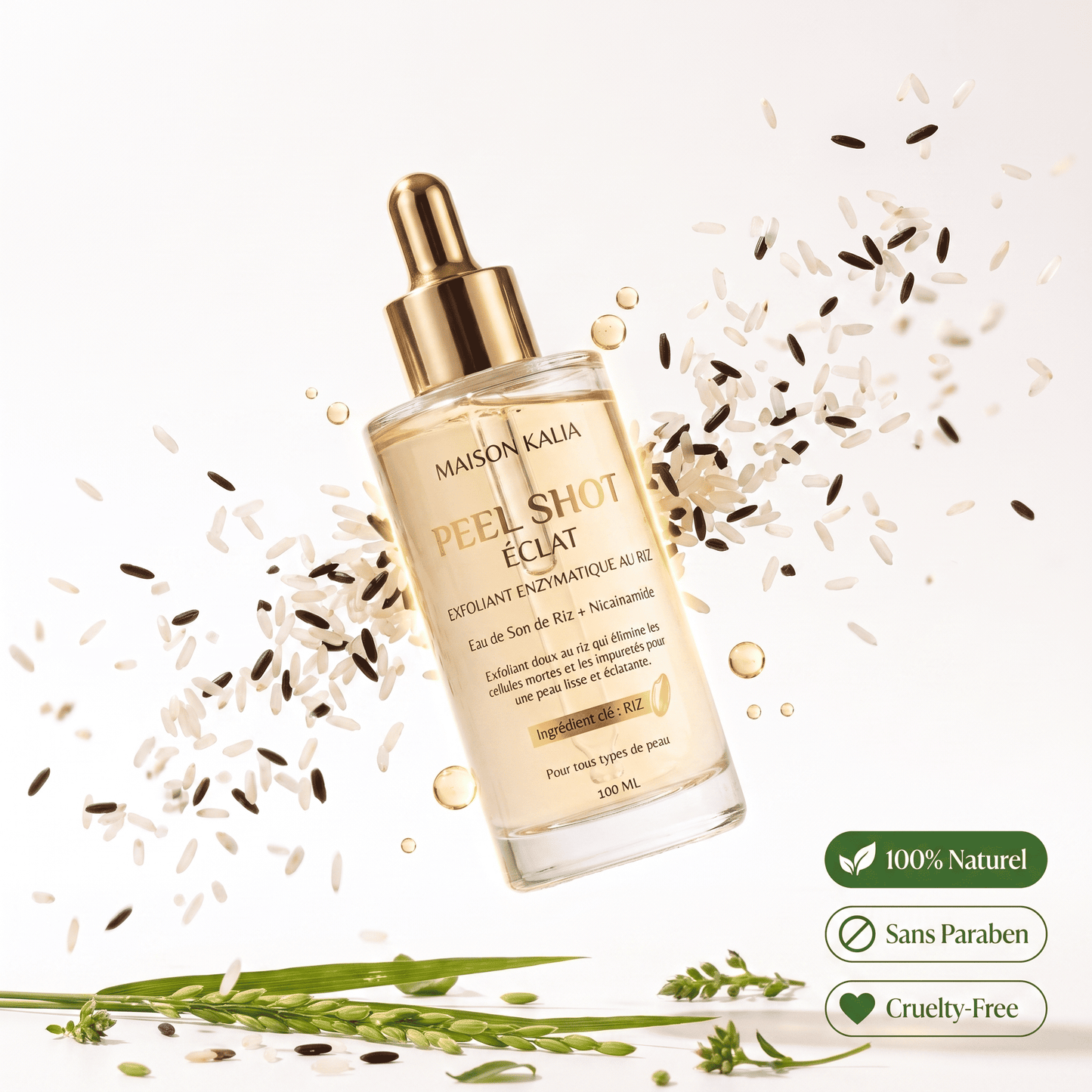 Peel Shot Éclat — Exfoliant Enzymatique au Riz