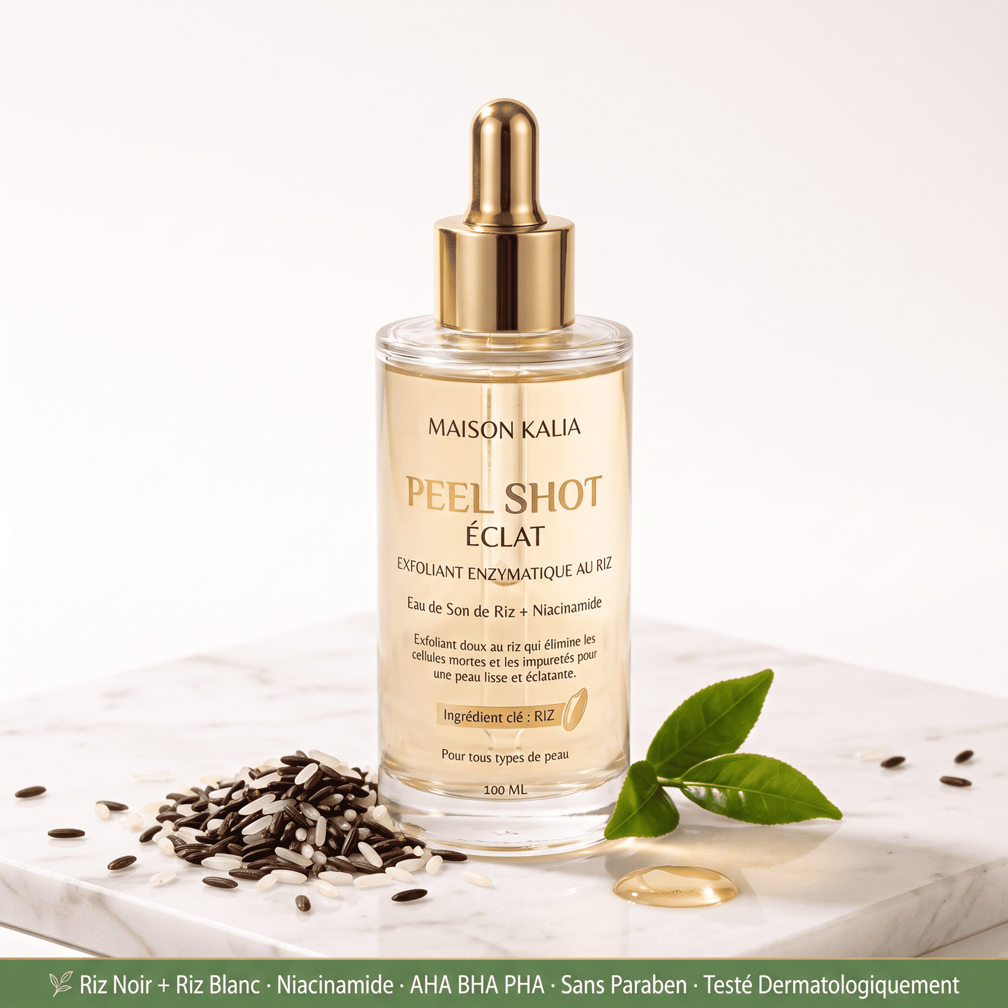 Peel Shot Éclat — Exfoliant Enzymatique au Riz