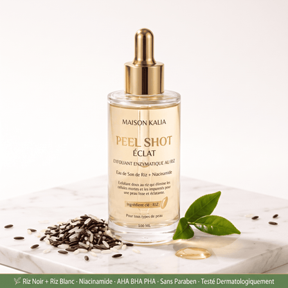 Peel Shot Éclat — Exfoliant Enzymatique au Riz